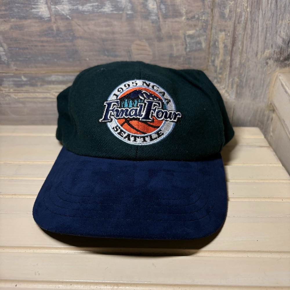 NCAA Basketball Final Four Seattle 1995 Cap NCAAction Strap Back Vintage